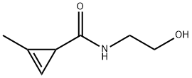 N-(2-Hydroxyethyl)-2-methyl-2-cyclopropenecarboxamide 구조식 이미지