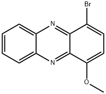 Phenazine, 1-bromo-4-methoxy- Structure