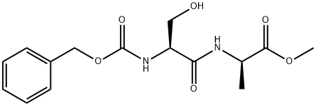 D-Alanine, N-[(phenylmethoxy)carbonyl]-L-seryl-, methyl ester Structure