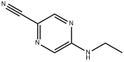 5-(ethylamino)pyrazine-2-carbonitrile 구조식 이미지