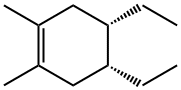 Cyclohexene, 4,5-diethyl-1,2-dimethyl-, cis- (8CI,9CI) Structure