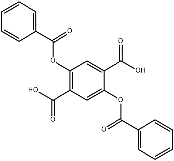 1,4-Benzenedicarboxylic acid, 2,5-bis(benzoyloxy)- Structure