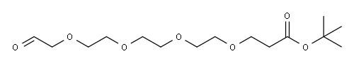 Ald-PEG4-t-butyl ester Structure