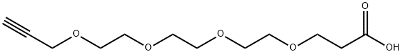 Propargyl-PEG4-acid 구조식 이미지