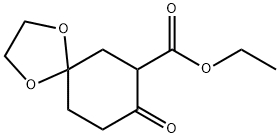 에틸8-옥소-1,4-디옥사스피로[4.5]데칸-7-카르복실레이트 구조식 이미지