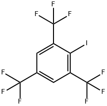 Benzene, 2-iodo-1,3,5-tris(trifluoromethyl)- 구조식 이미지