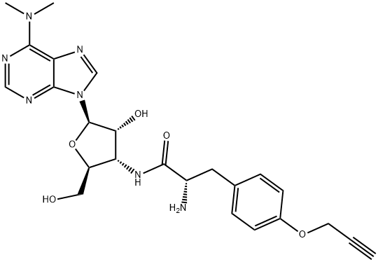 O-Propargyl-PuroMycin Structure