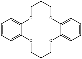 6H,15H-Dibenzo[b,i][1,4,8,11]tetraoxacyclotetradecin, 7,8,16,17-tetrahydro- Structure