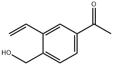 4’-(Hydroxymethyl)-3’-vinylacetophenone 구조식 이미지