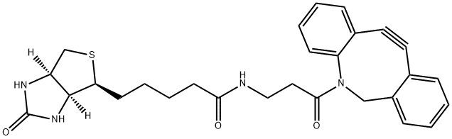 Azadibenzocyclooctyne-Biotin conjugate 구조식 이미지