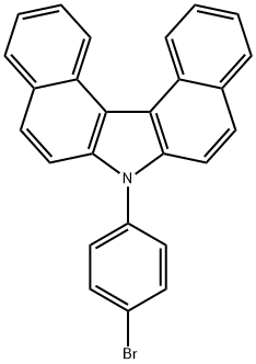 7-(4-bromophenyl) diphenyl[ C, G] Carbazole Structure