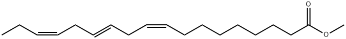 9,12,15-Octadecatrienoic acid, methyl ester, (9Z,12E,15Z)- Structure