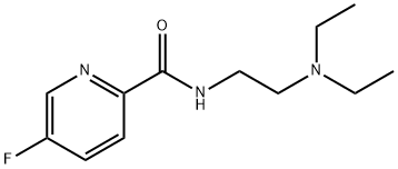 2-Pyridinecarboxamide, N-[2-(diethylamino)ethyl]-5-fluoro- Structure