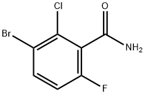 Benzamide, 3-bromo-2-chloro-6-fluoro- 구조식 이미지