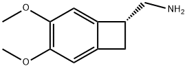 Bicyclo[4.2.0]octa-1,3,5-triene-7-methanamine, 3,4-dimethoxy-, (7R)- 구조식 이미지