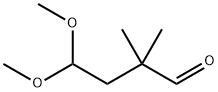 Butanal, 4,4-dimethoxy-2,2-dimethyl- Structure