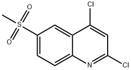 2,4-Dichloro-6-(methylsulfonyl)quinoline Structure