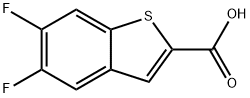 Benzo[b]thiophene-2-carboxylic acid, 5,6-difluoro- Structure