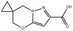 1',3'-Dihydrospirocyclopropane-1,2'-pyrazolo[3,2-b][1,3]oxazine-6'-carboxyli Structure