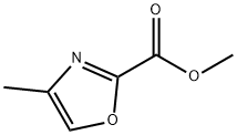 2-Oxazolecarboxylic acid, 4-methyl-, methyl ester Structure