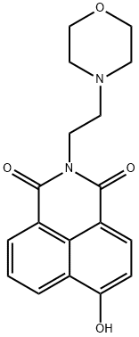 1H-Benz[de]isoquinoline-1,3(2H)-dione, 6-hydroxy-2-[2-(4-morpholinyl)ethyl]- Structure