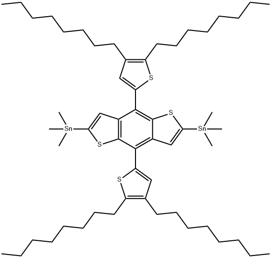 2,6-Bis(triMethyltin)-dioctyl- 구조식 이미지
