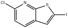Thieno[2,3-b]pyridine, 6-chloro-2-iodo- Structure