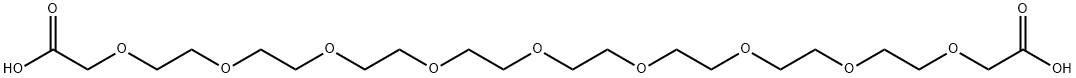HOOCCH2O-PEG8-CH2COOH Structure