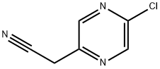 2-Pyrazineacetonitrile, 5-chloro- Structure