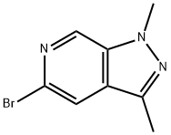 1H-Pyrazolo[3,4-c]pyridine, 5-bromo-1,3-dimethyl- Structure