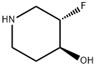 4-Piperidinol, 3-fluoro-, (3S,4S)- Structure