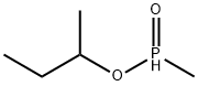 Phosphinic acid,methyl-,1-methylpropyl ester Structure