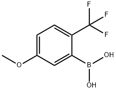 Boronic acid, B-[5-methoxy-2-(trifluoromethyl)phenyl]- Structure