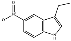 1H-Indole, 3-ethyl-5-nitro- Structure