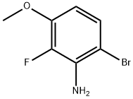 Benzenamine, 6-bromo-2-fluoro-3-methoxy- Structure