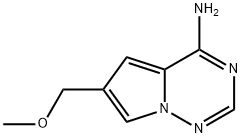 6-(methoxymethyl)pyrrolo[2,1-f][1,2,4]triazin-4-amine Structure