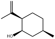 Cyclohexanol, 5-methyl-2-(1-methylethenyl)-, (1R,2R,5R)- 구조식 이미지