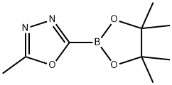 1,3,4-Oxadiazole, 2-methyl-5-(4,4,5,5-tetramethyl-1,3,2-dioxaborolan-2-yl)- 구조식 이미지