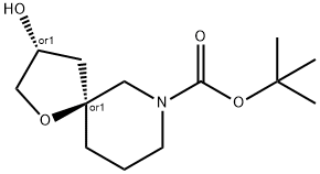 Racemic-(3R,5S)-Tert-Butyl 3-Hydroxy-1-Oxa-7-Azaspiro[4.5]Decane-7-Carboxylate Structure