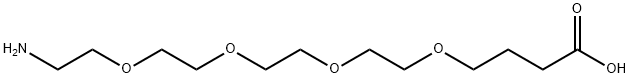 Amino-PEG4-(CH2)3CO2H Structure