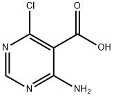 5-Pyrimidinecarboxylic acid, 4-amino-6-chloro- 구조식 이미지