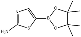 2-Thiazolamine, 5-(4,4,5,5-tetramethyl-1,3,2-dioxaborolan-2-yl)- Structure