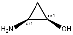 Cyclopropanol, 2-amino-, (1R,2S)-rel- Structure
