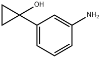 Cyclopropanol, 1-(3-aminophenyl)- Structure