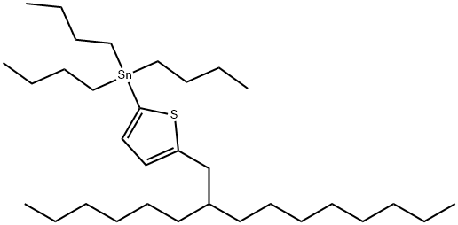 Stannane, tributyl[5-(2-hexyldecyl)-2-thienyl]- Structure