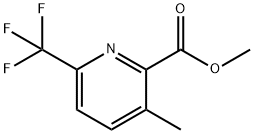 2-Pyridinecarboxylic acid, 3-methyl-6-(trifluoromethyl)-, methyl ester Structure