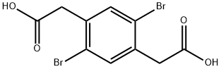 1,4-Benzenediacetic acid, 2,5-dibromo- Structure