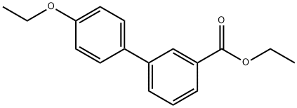 [1,1'-Biphenyl]-3-carboxylic acid, 4'-ethoxy-, ethyl ester Structure