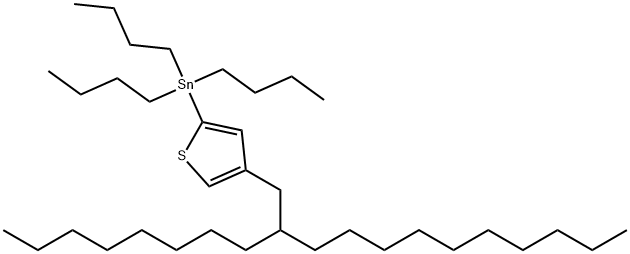 Stannane, tributyl[4-(2-octyldodecyl)-2-thienyl]- 구조식 이미지