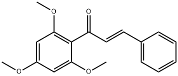 2-Propen-1-one, 3-phenyl-1-(2,4,6-trimethoxyphenyl)-, (2E)- Structure